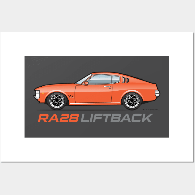 RA28 Orange Wall Art by JRCustoms44